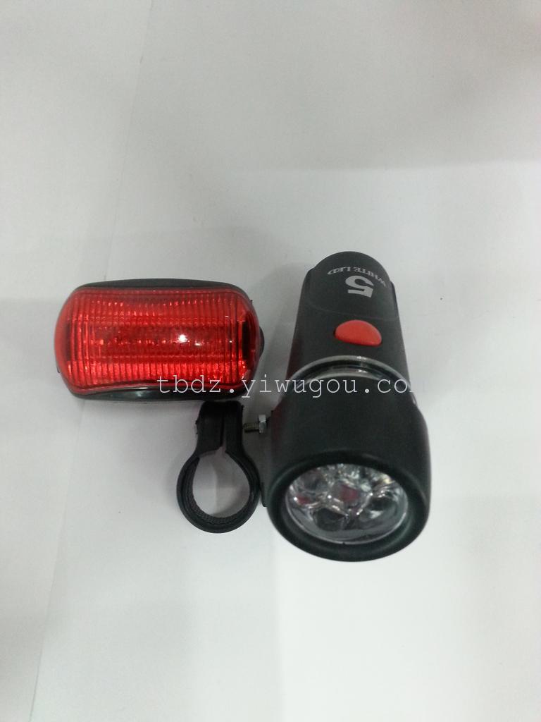 Hot selling sets of bicycle lights, headlights and taillights, safety lights warning lights, bicycle equipment