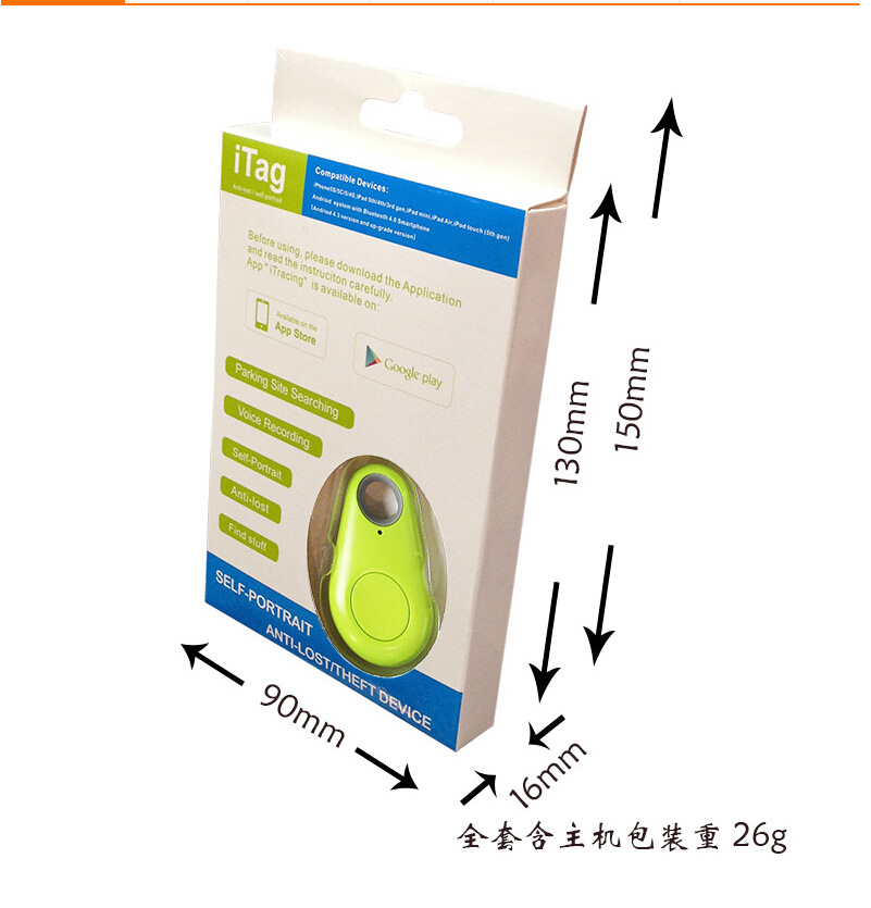 Children&#039;s water drop bluetooth anti-lost device GPS pet tracker Bluetooth object finder smart anti-lost device