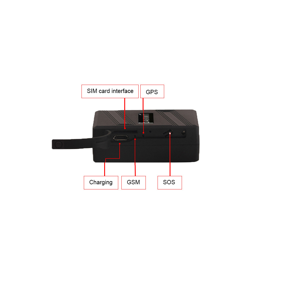 Factory Miniature Locator Strong Magnetic Installation-Free GPS Tracker Vehicle Cargo Container GPS Long Standby 30 Days