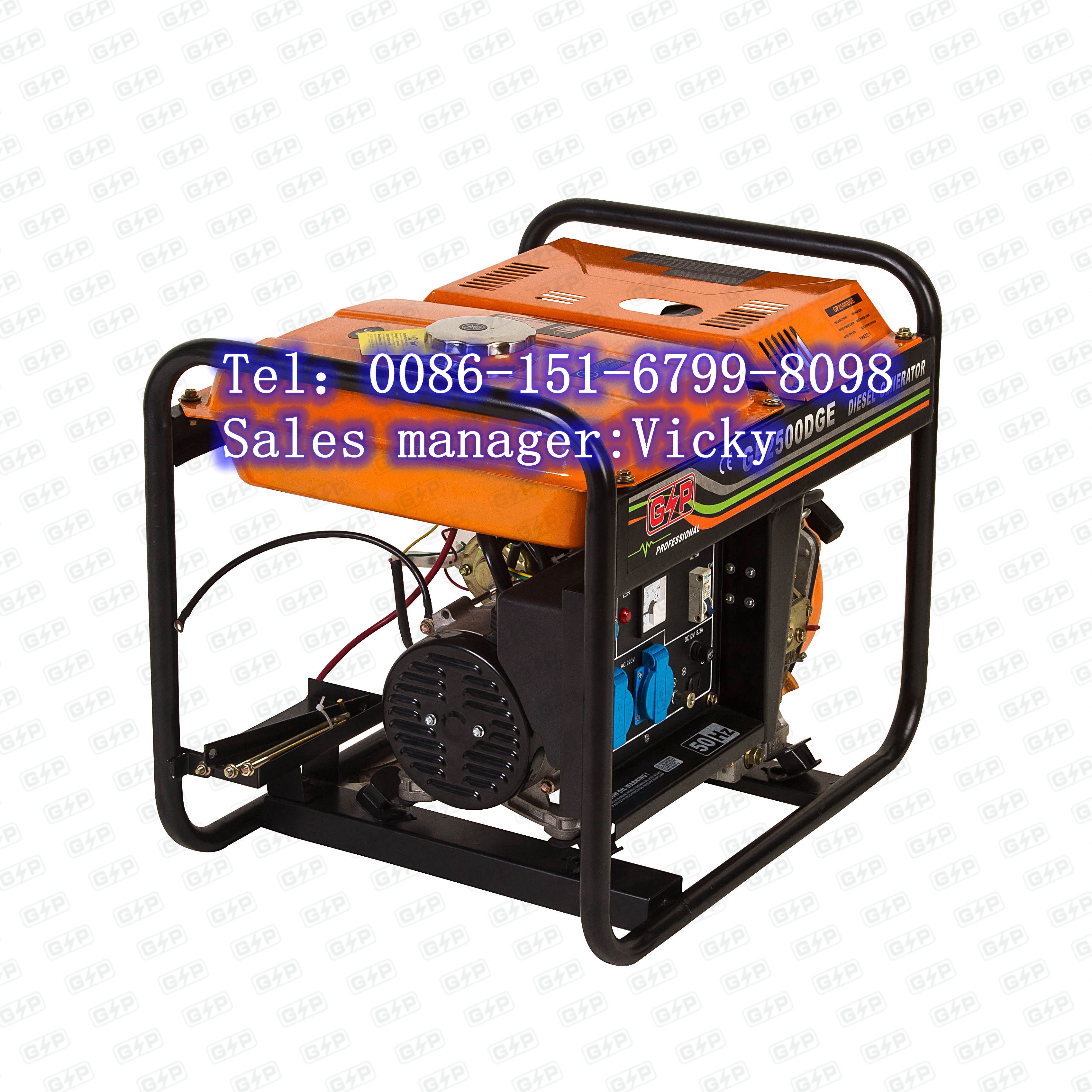 Engine 3 kw 50Hz60 hz diesel generator household 110V220V small single-phase 380