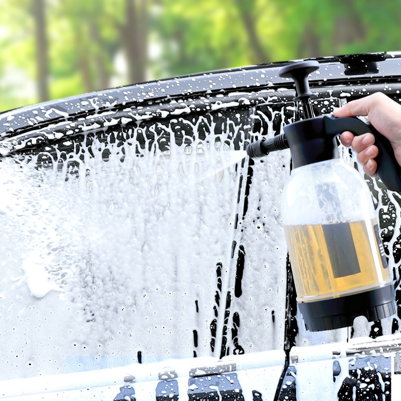 Car Wash Foam Lance Sprinkling Can Artifact Pot Gun Manual Car Wash Liquid Generator High Pressure Hand Spray Car Wash Pot