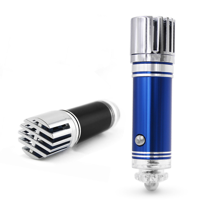 Car Anionic Air Purifier Negative Ion Generator Car Cigarette Lighter Oxygen Bar Generator