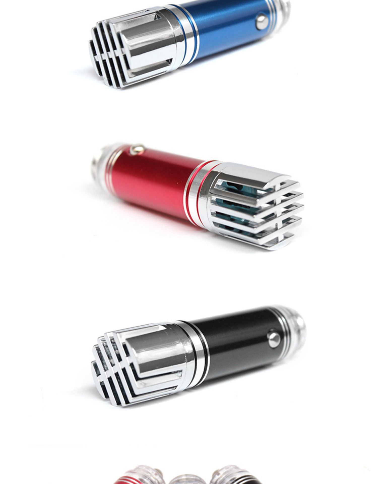 Car Anionic Air Purifier Negative Ion Generator Car Cigarette Lighter Oxygen Bar Generator
