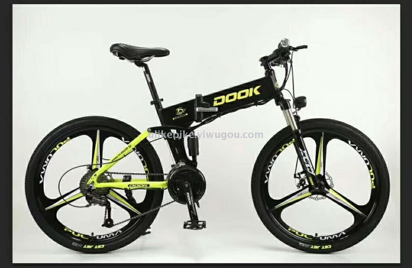 Bicycle 26 \&#034;21 speed aluminum alloy frame lithium battery electric bicycle factory direct sale