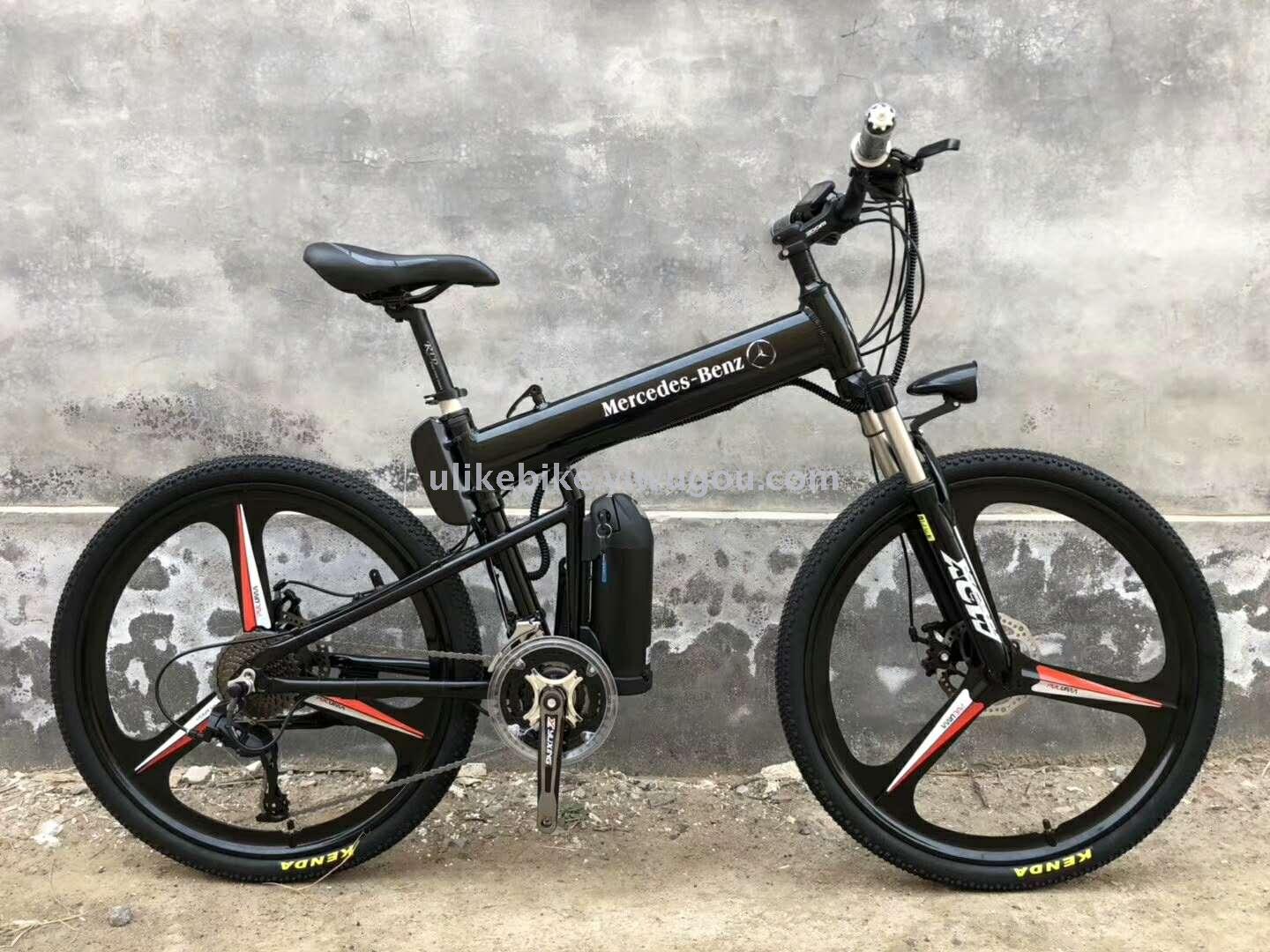 Bicycle 26 \&#034;21 speed lithium battery electric bicycle 3 knife integrated wheel factory direct sale