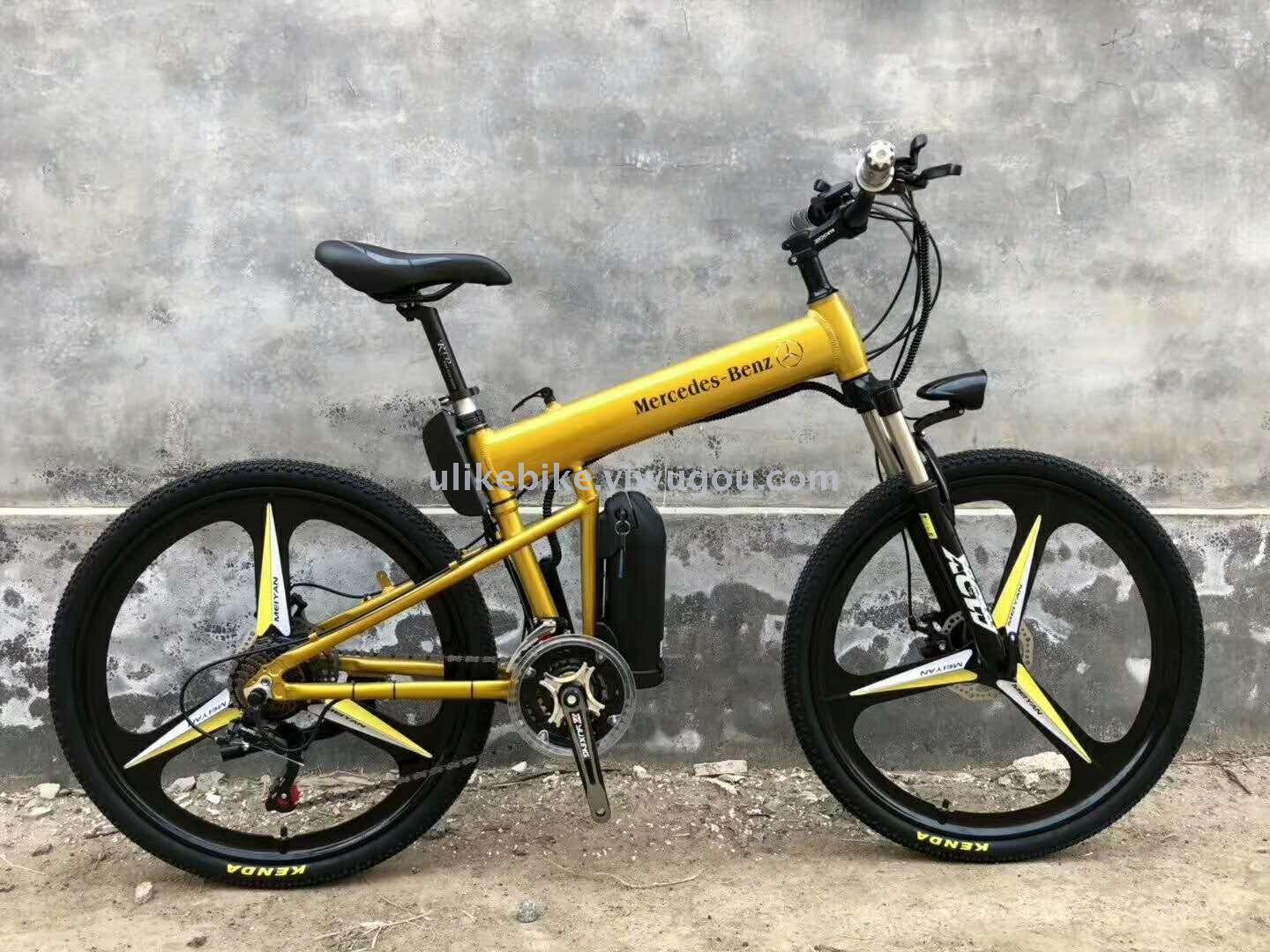 Bicycle 26 \&#034;21 speed lithium battery electric bicycle 3 knife integrated wheel factory direct sale