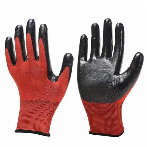 Sample Special Shooting Labor Protection Gloves Ding Qing Cotton Yarn Dispensing Nylon Wrinkle PVC Flat Hanging Semi-Hanging Pu Helmet Latex