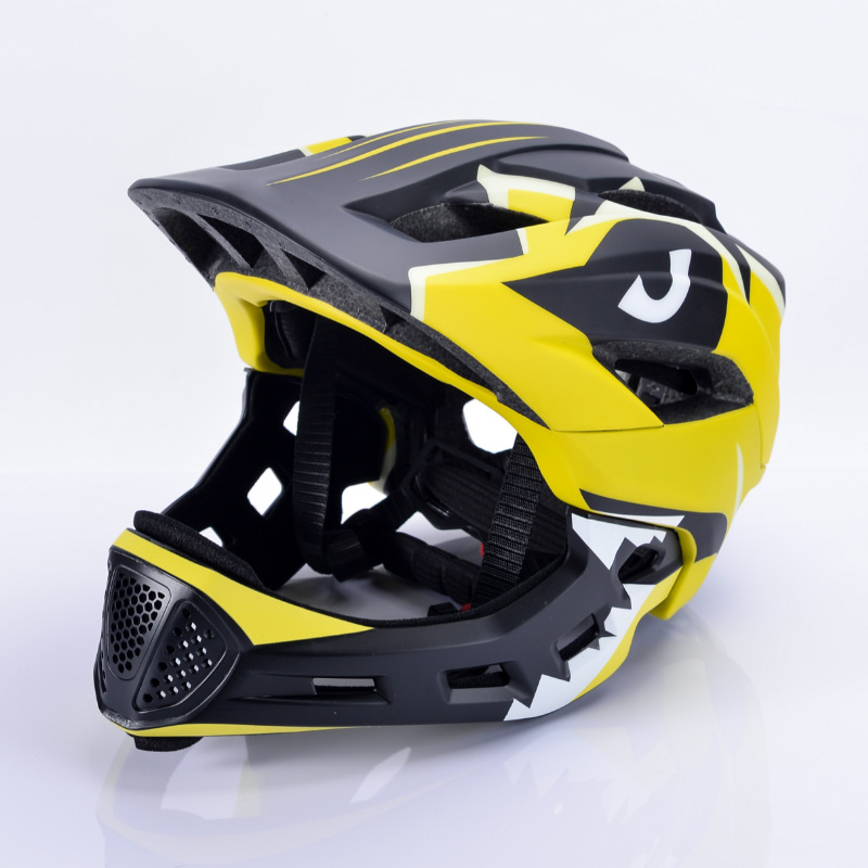 Balance Bike (for Kids) Helmet Kids Balance Bike Children&#039;s Full Face Helmet Riding Helmet Bicycle Roller Skating Full Face Helmet Detachable Chin