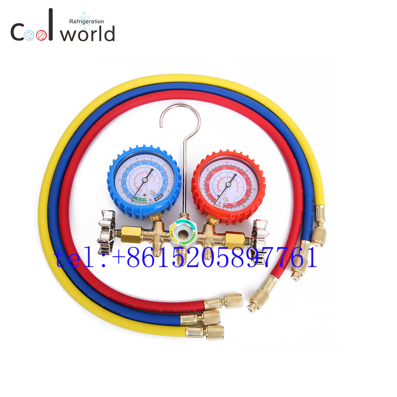 R410A R134 R12 R502 R22 ct-536 Refrigeration pressure gauge set Refrigeration tool set 