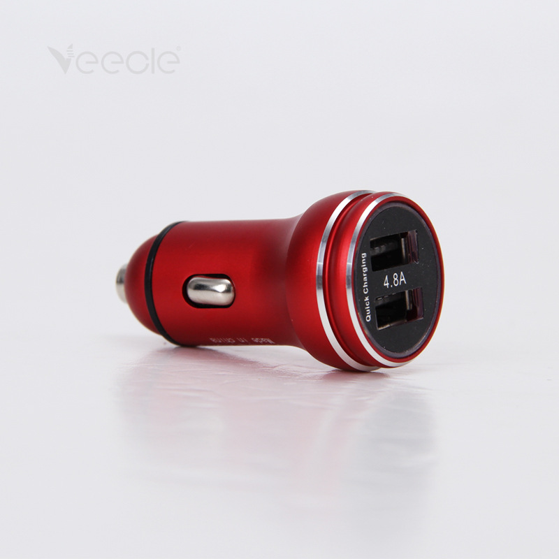 New Multifunction Car Charger Set Box Dual USB Metal Safety Hammer Car Mobile Phone Fast Charger Charging Station