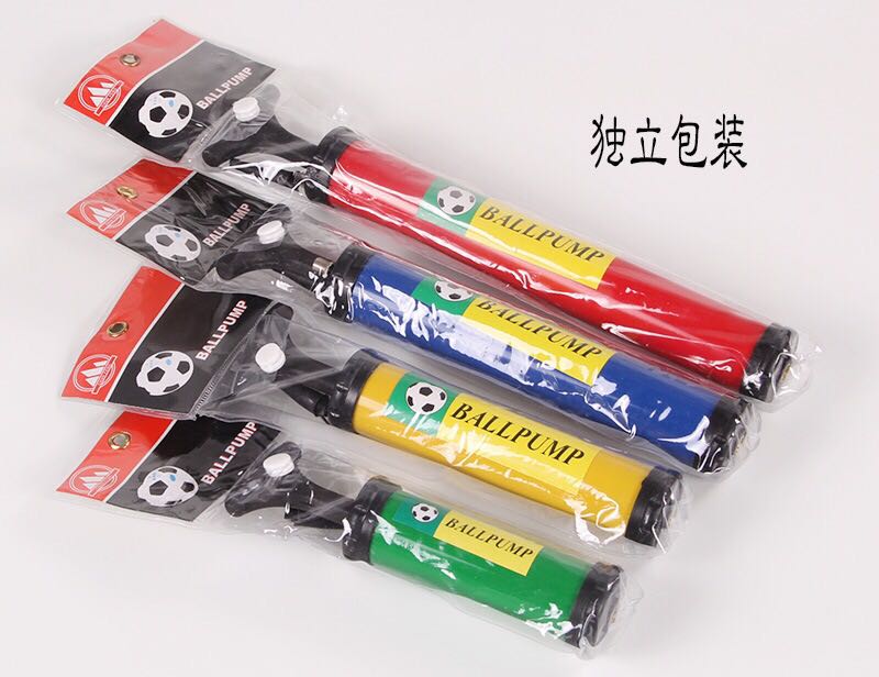 Earplug -operated basketball pump Football balloon pump dual-use inflator Hand push portable pump batch