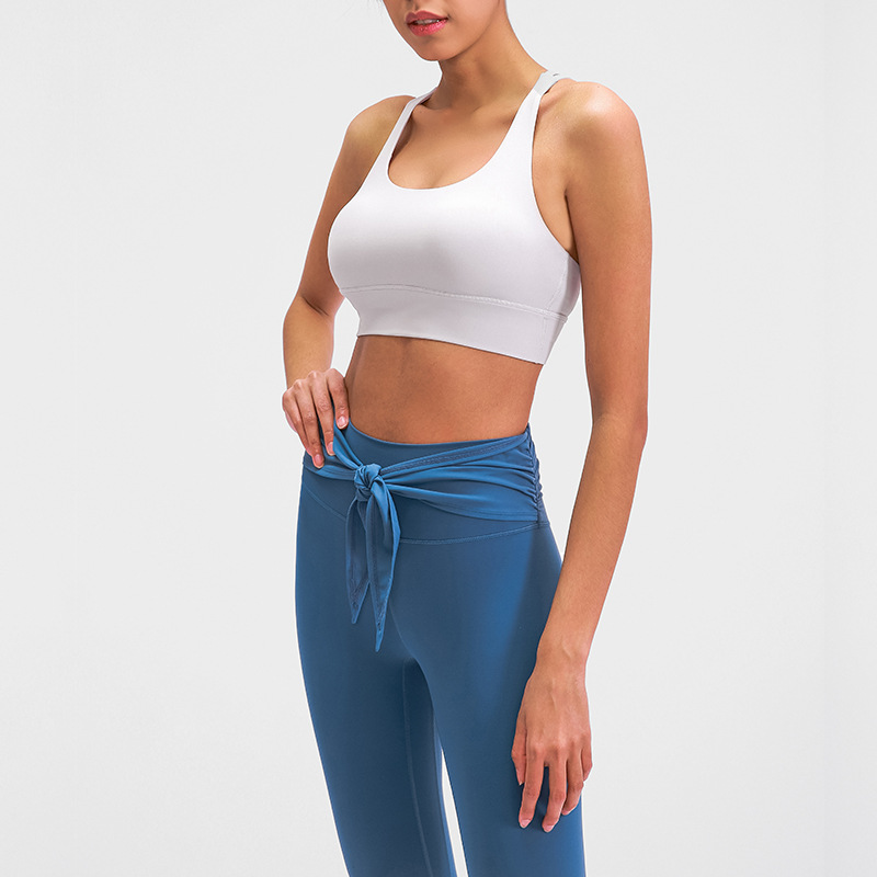 2020 crossback yoga bra with a feeling of nudity High Strength and Shockproof upper support sports underwear for women