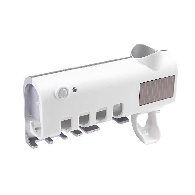 Intelligent UV sterilization toothbrush sterilizer shelf automatic extrusion toothpaste manufacturer direct support OEM
