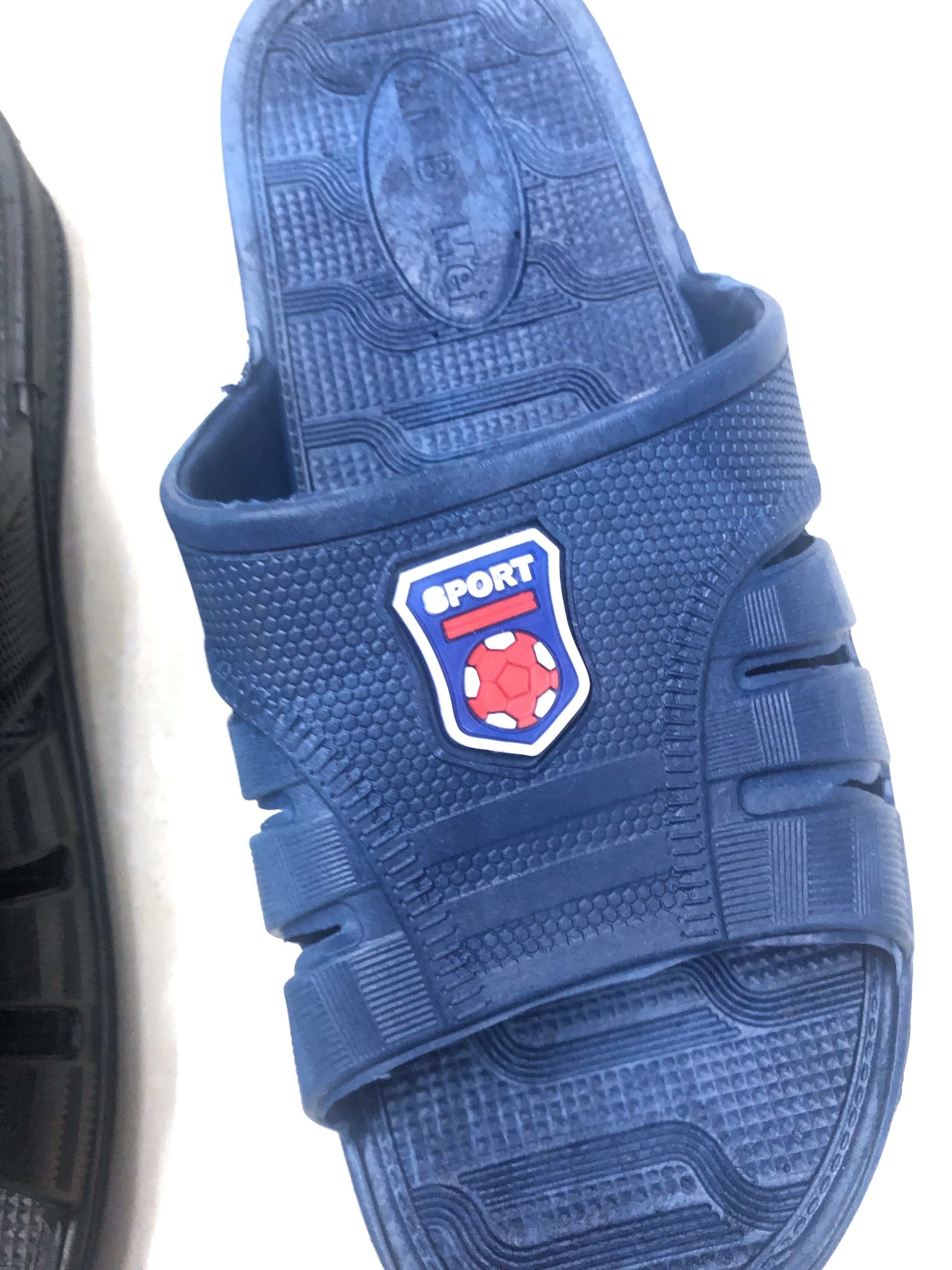 Foreign Trade Summer PVC Blowing Sport Plastic Drop Home Outdoor Non-Slip Bath Men&#039;s Slippers in Stock Support Customization