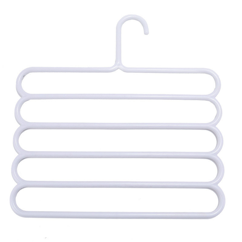 Pants Rack Pants Storage Rack Plastic Household MultiLayer AntiSlip Pants Support Wardrobe Pants Rack Trousers Rack