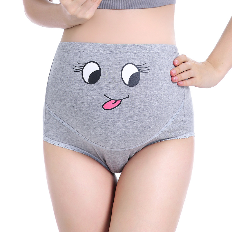 High Waist Belly Support Adjustable Cute Cartoon Expression Pants Pregnancy Seamless Belly Support Manufacturer