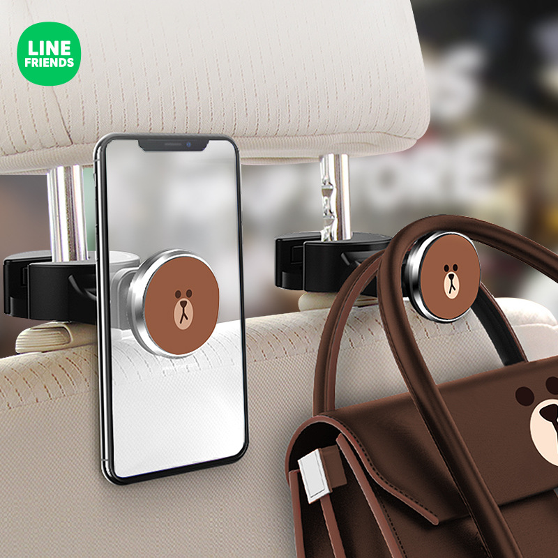 Cartoon Cute Car Hook Car Seat Back Seat Car Rear Seat Invisible Multifunctional Car Hook