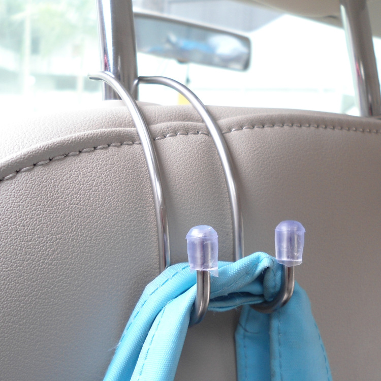 Factory Direct Stainless Steel Car Hook Car Hidden Multi-Function Car Car Seat Back Storage Hook