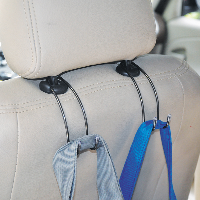 Factory Direct Stainless Steel Car Hook Car Hidden Multi-Function Car Car Seat Back Storage Hook