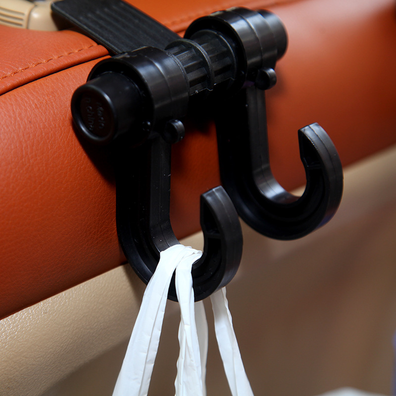 High Quality New Car Hook Multi-Purpose Car Hook Rear Seat Hook Double Hook Chair Back Hanging