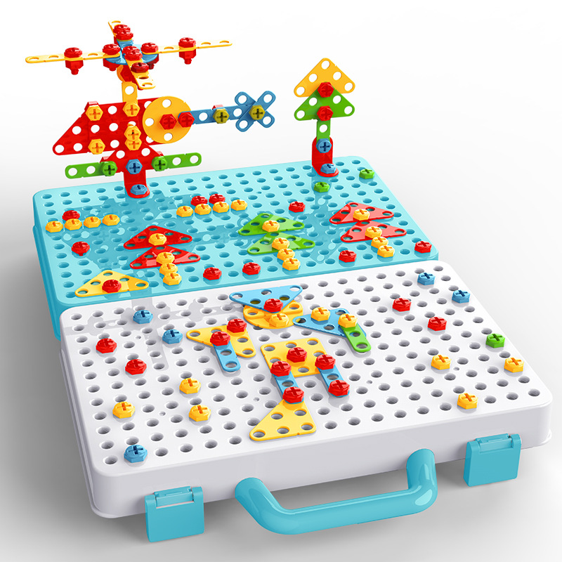 Factory Direct Sales Best-Seller on Douyin One Piece Dropshipping Children Boys and Girls Screw Nut Disassembly Combination Assembly Toys