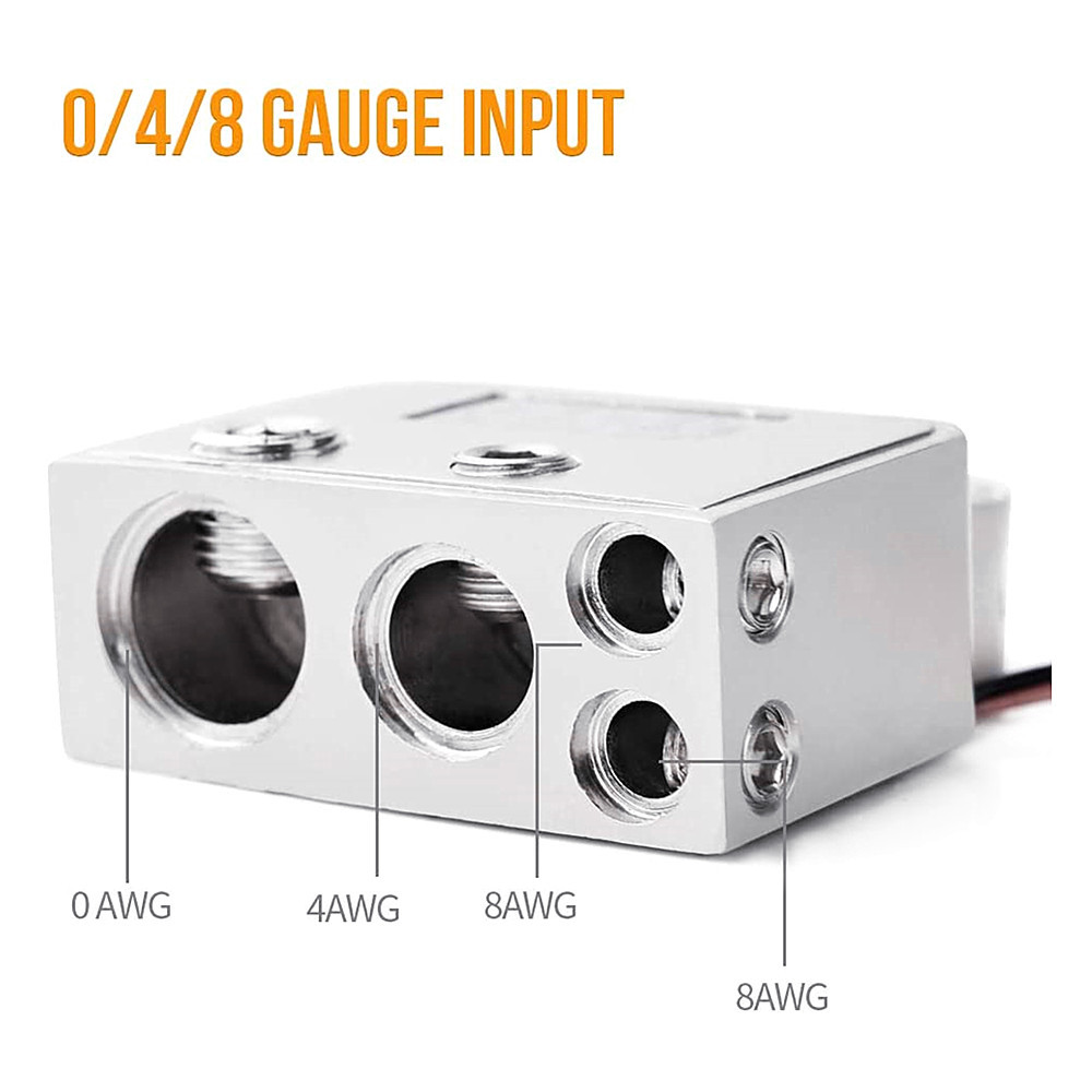 Amazon Hot Selling Car Audio Modified Car Battery Battery Head Battery Terminal Connector with Voltmeter