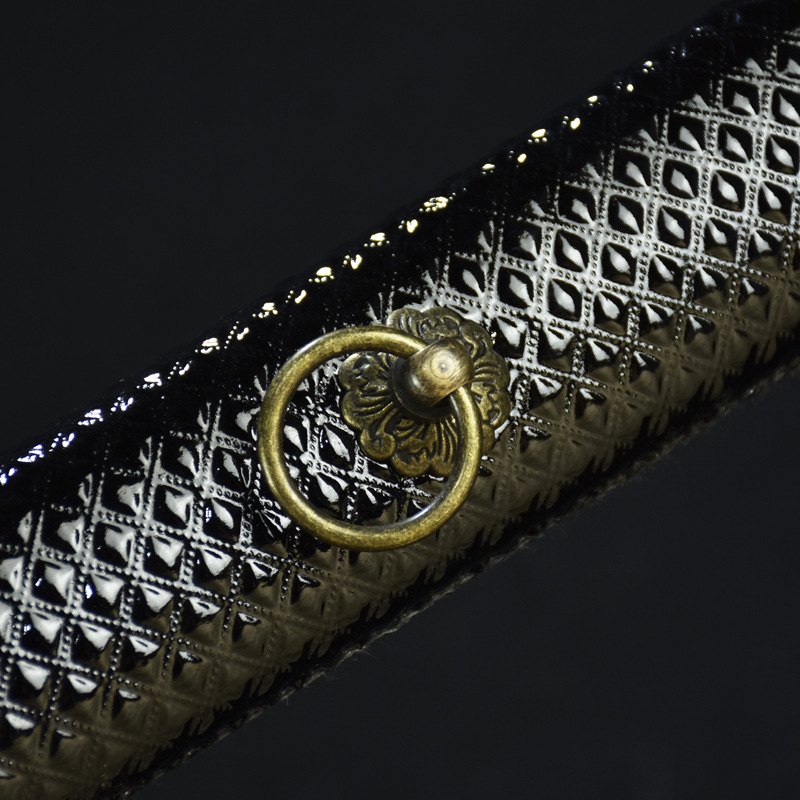 HandForged Hard Sword Japanese Bearing Sword High Manganese Steel Integrated Sword Decoration Crafts Not Open Blade