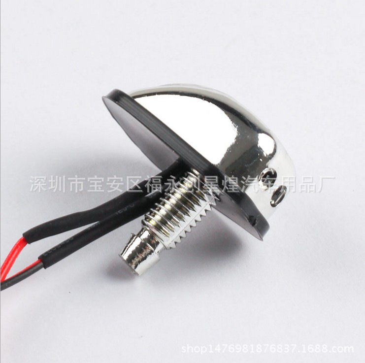 Spray Lamp LED Blue Light Car Wiper Lamp Car Water Spray Hole Lamp Water Spray Lamp Cover Water Spray Decorative Lamp