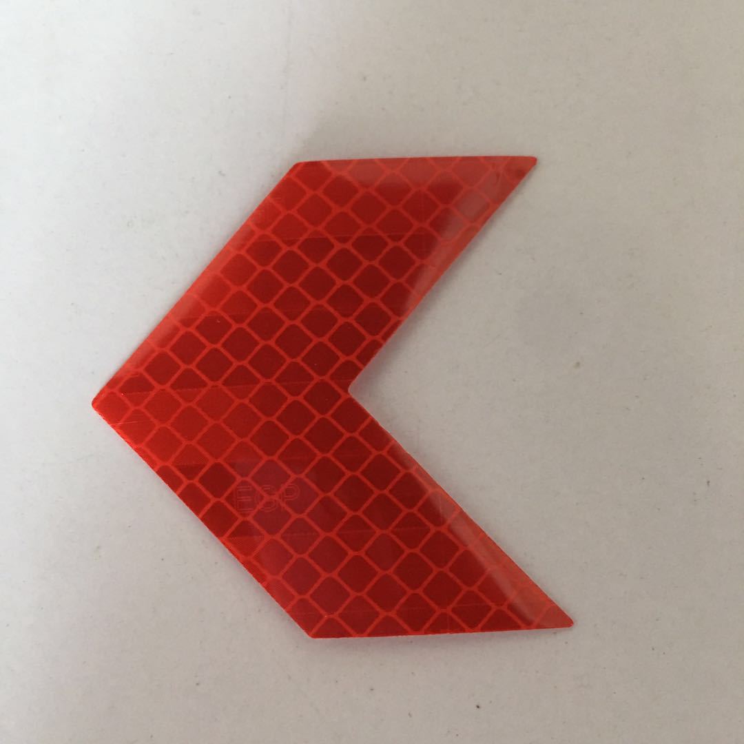 Electric Battery Car Flexible Reflective Sticker Arrow Car Sticker Creative Cool Warning Sign Guide Sticker