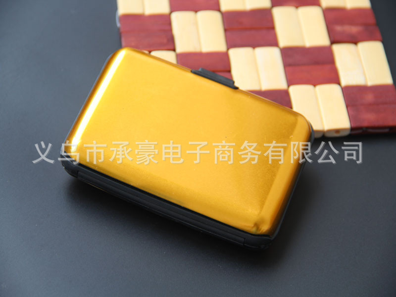 Manufacturers direct aluminum bag customized card cover waterproof and antimagnetic aluminum bag box multi - functional card bag