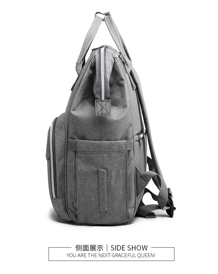 Lequeen Mummy Bag USB Charging New Multi-Functional Large Capacity Backpack Outdoor Mom Bag Baby Diaper Bag Lequeen Mummy Bag USB Charging New Multi-Functional Large Capacity Backpack Outdoor Mom Bag Baby Diaper Bag