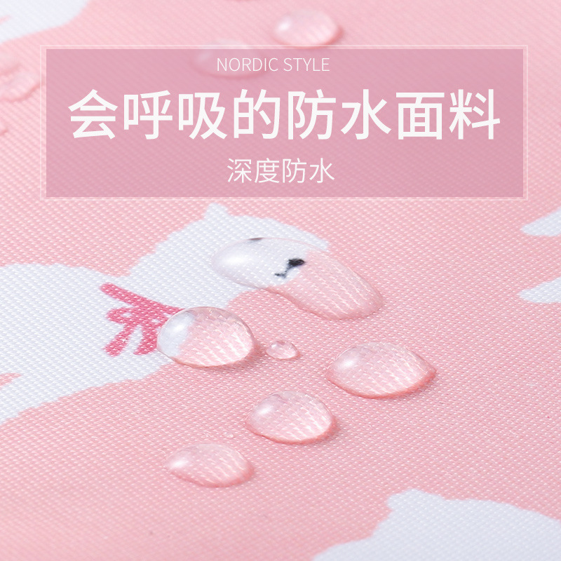 Portable Makeup Bag Web Celebrity Large Capacity Simple multi-functional girl heart carry-on cosmetic bag