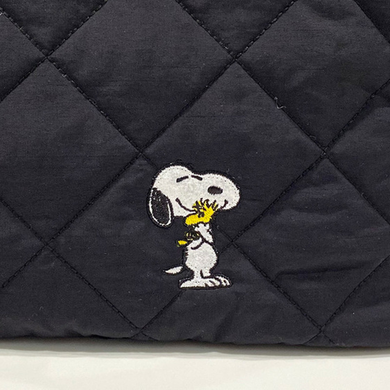 Japanese Style New Snoopy Rhombic Shoulder Messenger Bag Large Capacity Fashion All-Match Handbag Multi-Functional Mummy Bag
