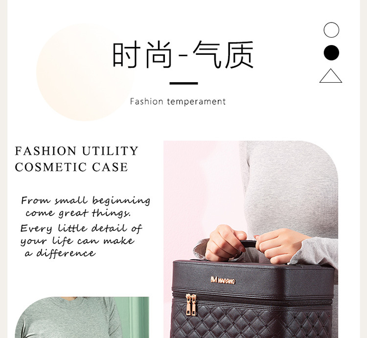 Cosmetic Bag 2020 New Home Large Capacity Portable Portable Cosmetics Storage Box Multi-Functional Multi-Layer Cosmetic Case Cosmetic Bag 2020 New Home Large Capacity Portable Portable Cosmetics Storage Box Multi-Functional Multi-Layer Cosmetic Case