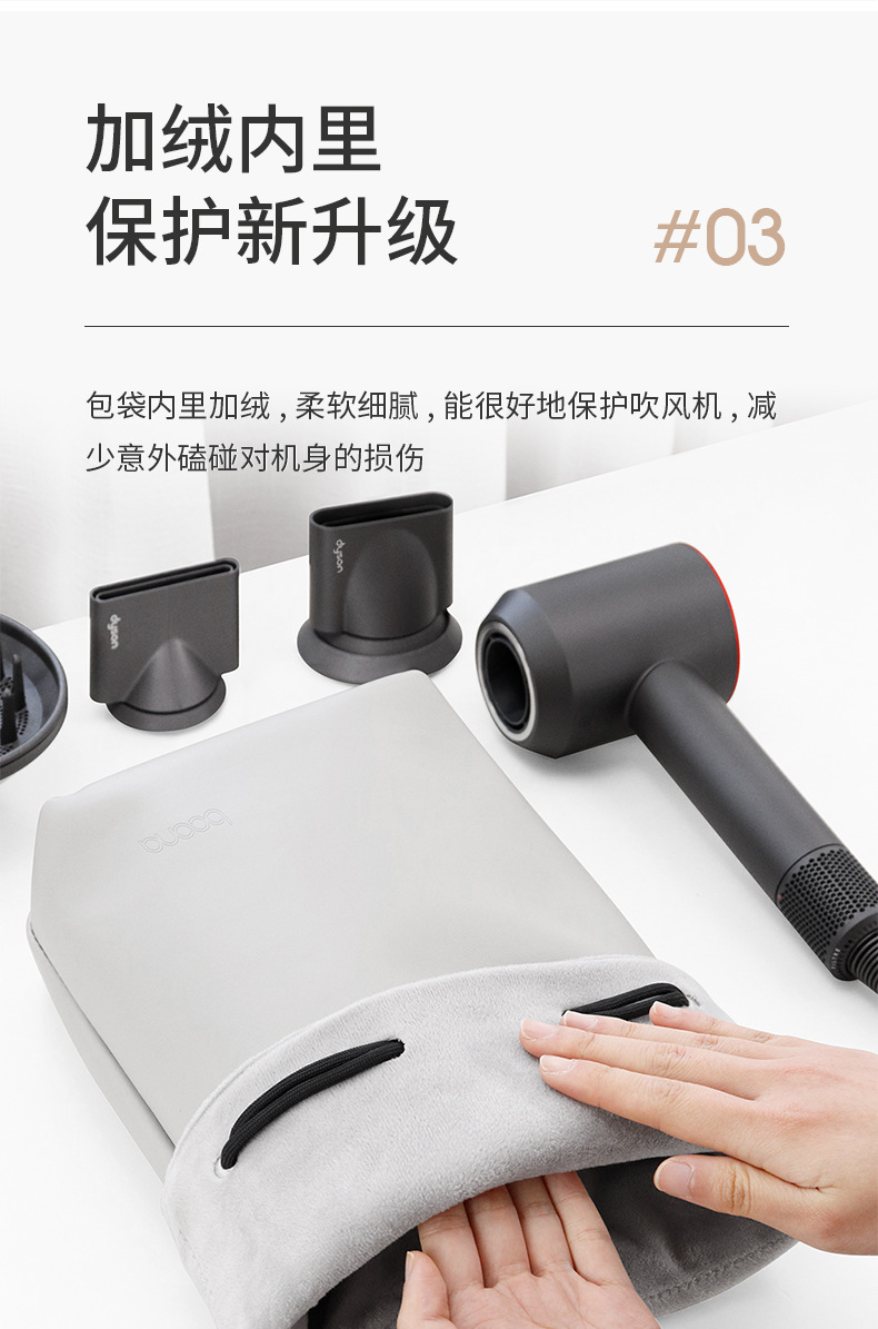 Dyson Hair Dryer Storage Bag PU Leather Suitable for Dyson Hair Multi Functional Bag Dyson Hair Dryer Storage Bag PU Leather Suitable for Dyson Hair Multi Functional Bag