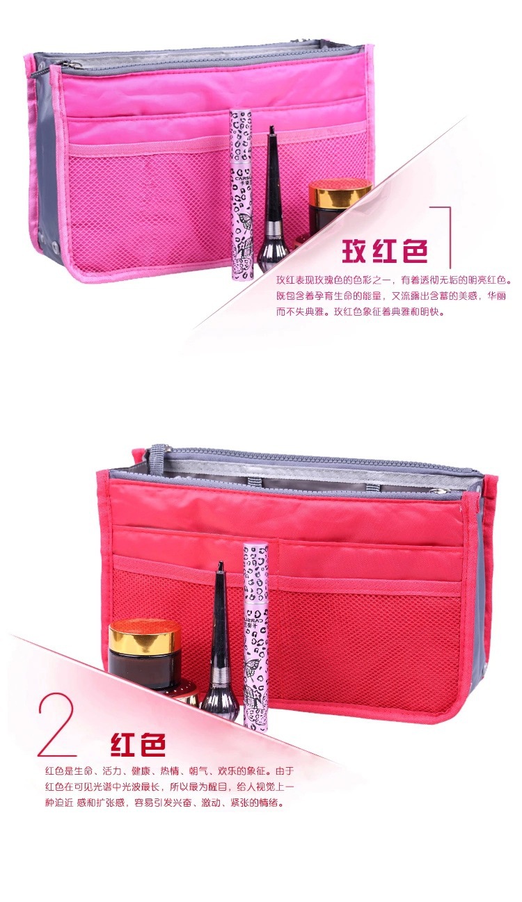 New Korean Style Double Zipper Bag Middle Bag Storage Bag Hand-Carrying Multifunctional Makeup Multi Functional Bag New Korean Style Double Zipper Bag Middle Bag Storage Bag Hand-Carrying Multifunctional Makeup Multi Functional Bag