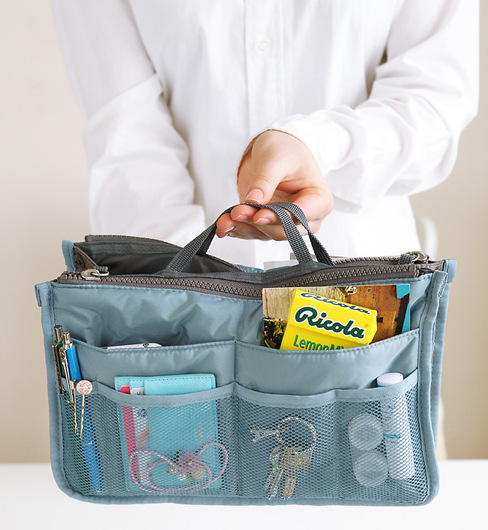 New Korean Style Double Zipper Bag Middle Bag Storage Bag Hand-Carrying Multifunctional Makeup Multi Functional Bag New Korean Style Double Zipper Bag Middle Bag Storage Bag Hand-Carrying Multifunctional Makeup Multi Functional Bag