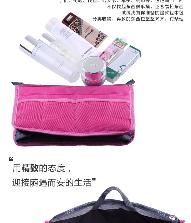 New Korean Style Double Zipper Bag Middle Bag Storage Bag Hand-Carrying Multifunctional Makeup Multi Functional Bag New Korean Style Double Zipper Bag Middle Bag Storage Bag Hand-Carrying Multifunctional Makeup Multi Functional Bag