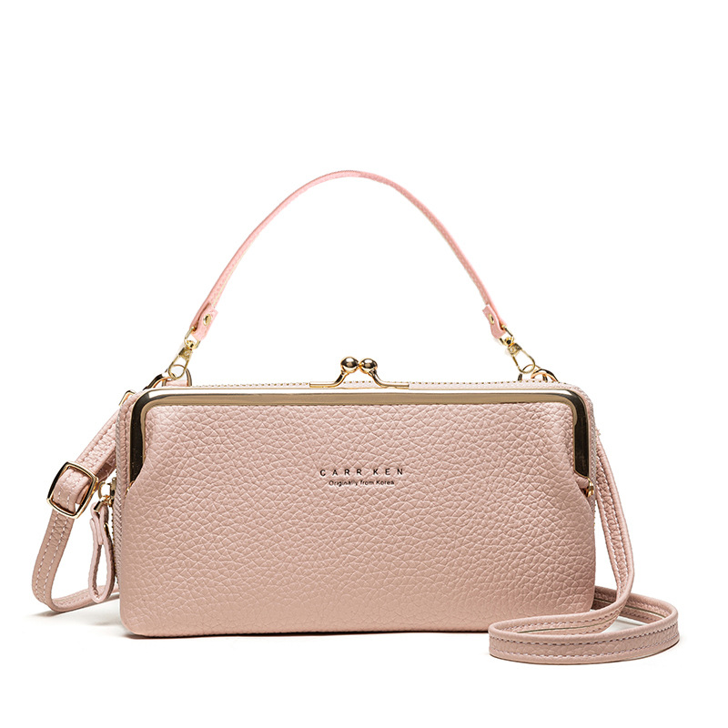 2020 New Mobile Phone Bag Horizontal Korean Style Women&#039;s Cross-Body Bag Multi-Functional Mini Handbag Clutch