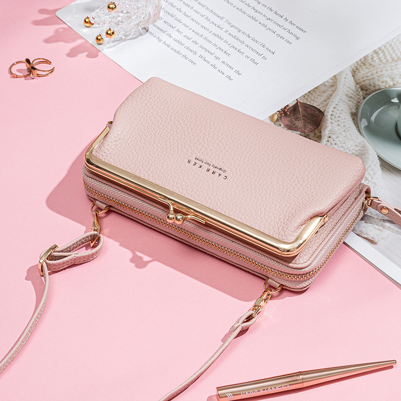 2020 New Mobile Phone Bag Horizontal Korean Style Women's Cross-Body Bag Multi-Functional Mini Handbag Clutch