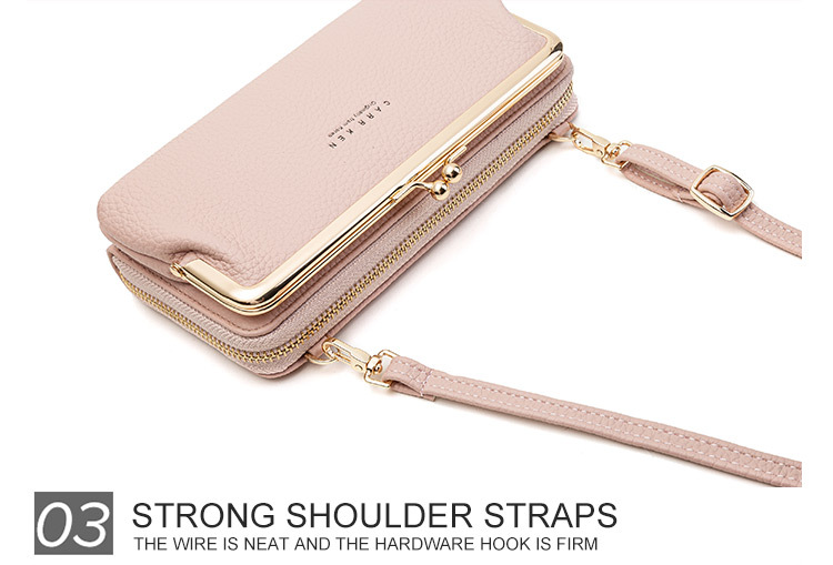 2020 New Mobile Phone Bag Horizontal Korean Style Women's Cross-Body Bag Multi-Functional Mini Handbag Clutch