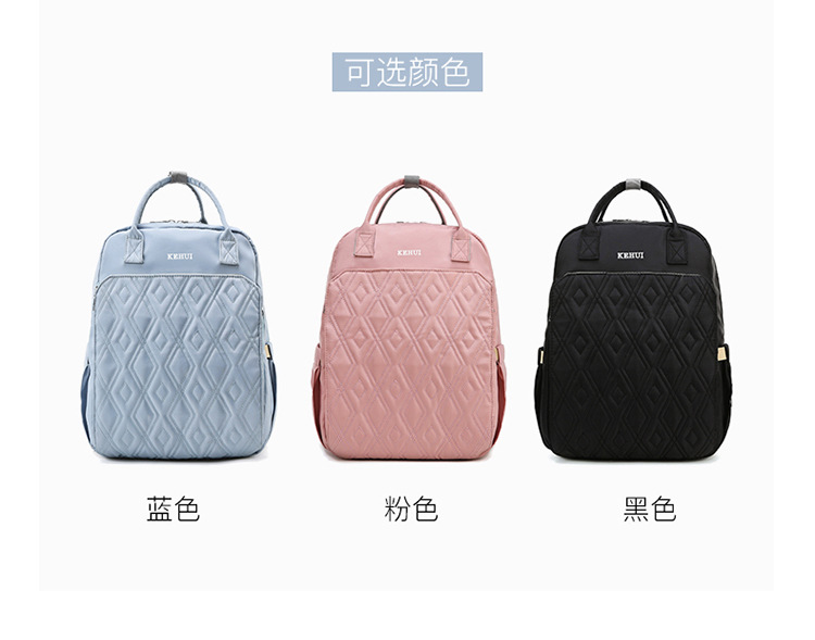 Mummy Bag Diaper Bag 2021 Oxford Cloth Baby Diaper Bag Shoulder Multi-Functional Portable Mother Microphone Baby Backpack
