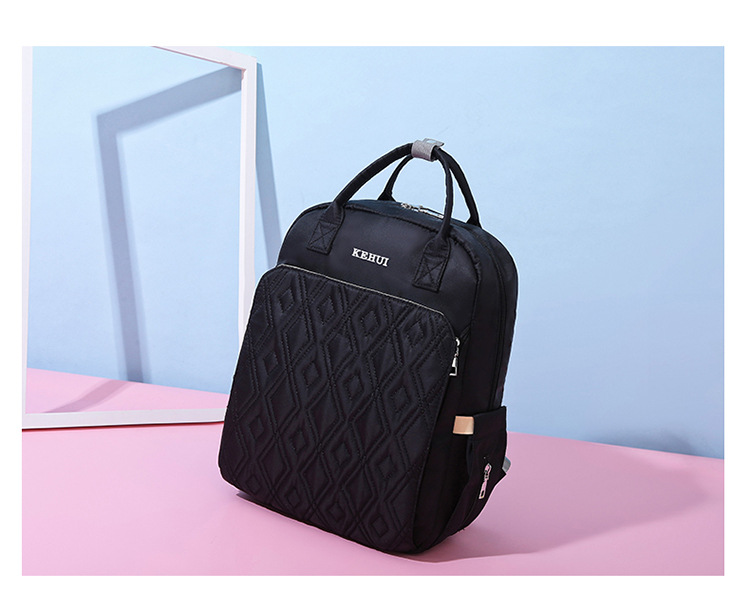 Mummy Bag Diaper Bag 2021 Oxford Cloth Baby Diaper Bag Shoulder Multi-Functional Portable Mother Microphone Baby Backpack
