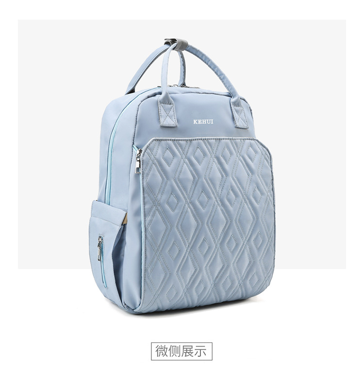 Mummy Bag Diaper Bag 2021 Oxford Cloth Baby Diaper Bag Shoulder Multi-Functional Portable Mother Microphone Baby Backpack