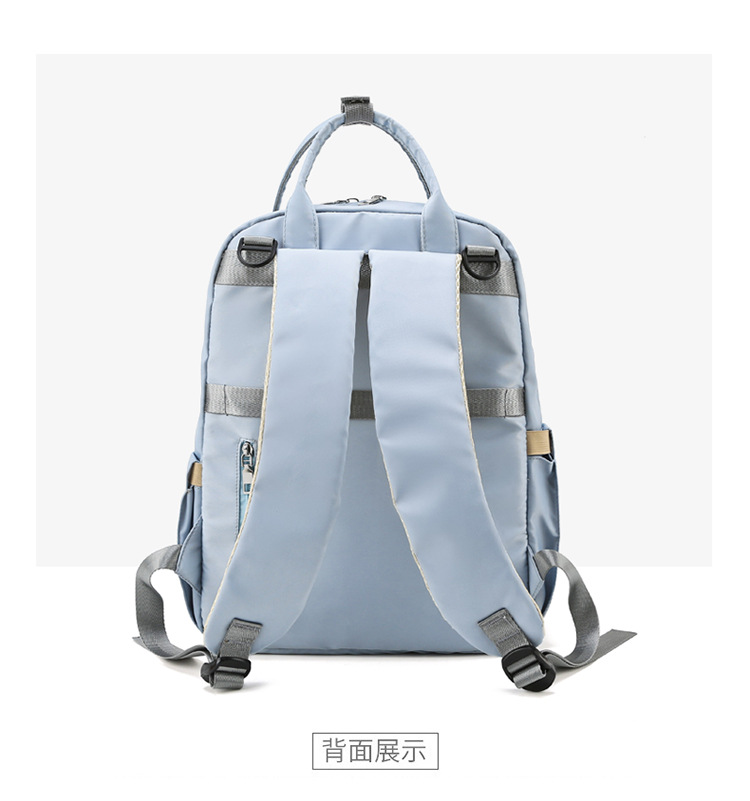 Mummy Bag Diaper Bag 2021 Oxford Cloth Baby Diaper Bag Shoulder Multi-Functional Portable Mother Microphone Baby Backpack