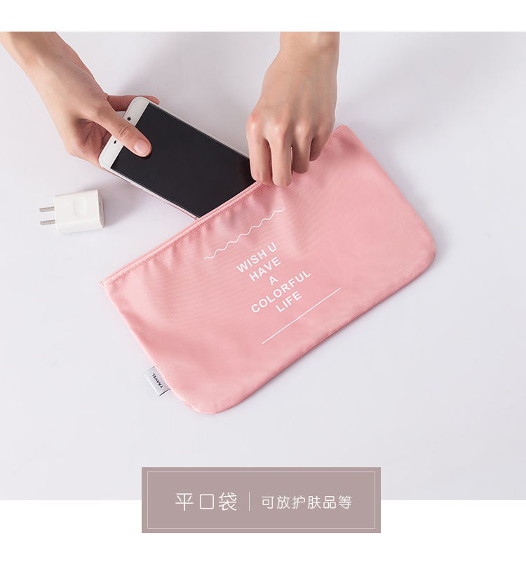 Twill Six-Piece Set Buggy Bag Travel Waterproof Clothes Organizer Buggy Bag Multi-Functional Large Capacity Storage Bag