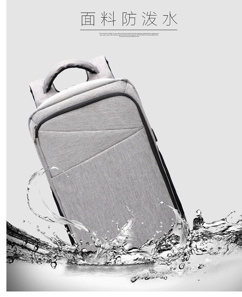 New Men's Backpack Manufacturers Supply Multi-Functional Usb15.6 Computer Bag College Students' Backpack Custom Logo