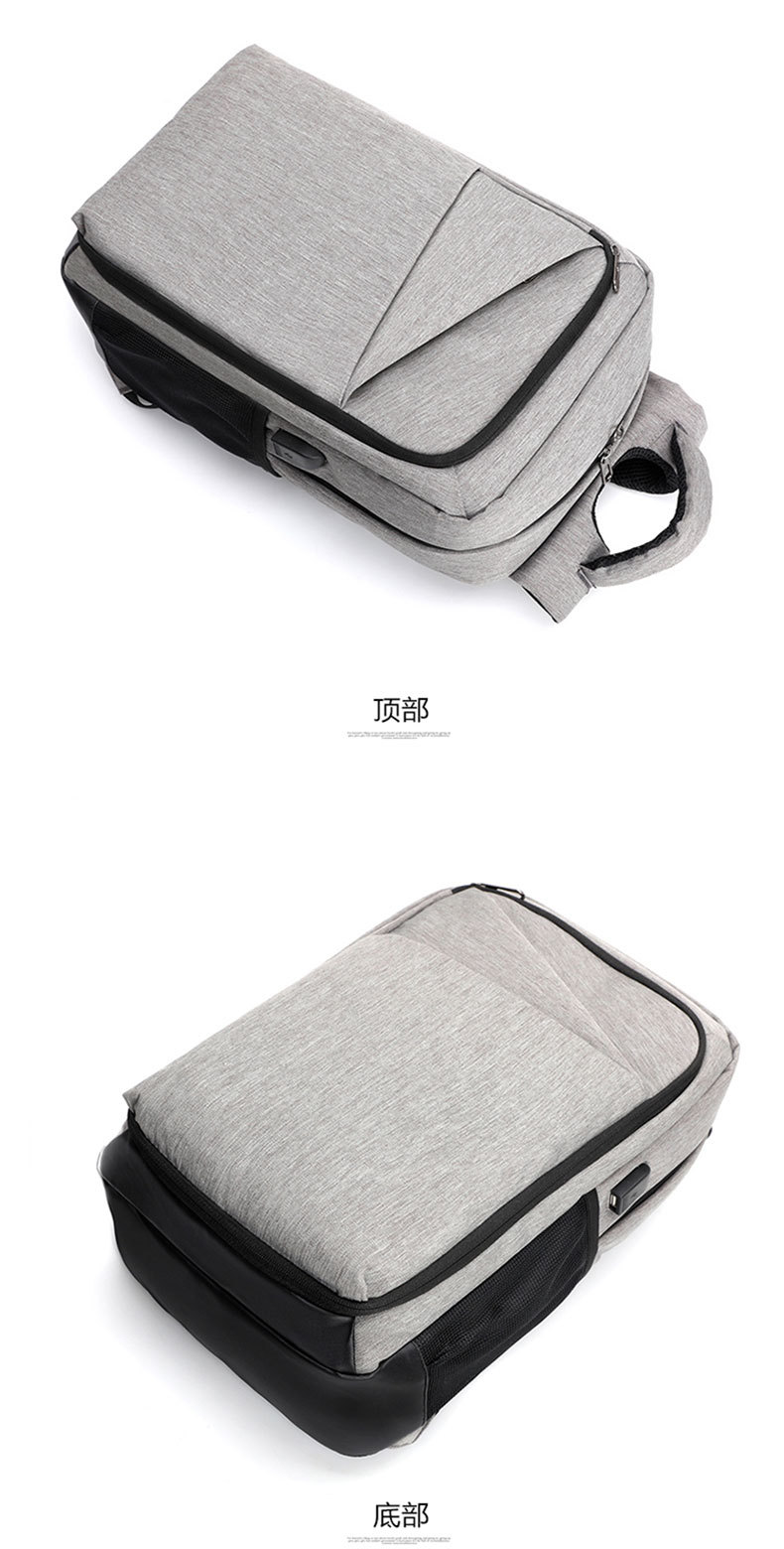 New Men's Backpack Manufacturers Supply Multi-Functional Usb15.6 Computer Bag College Students' Backpack Custom Logo