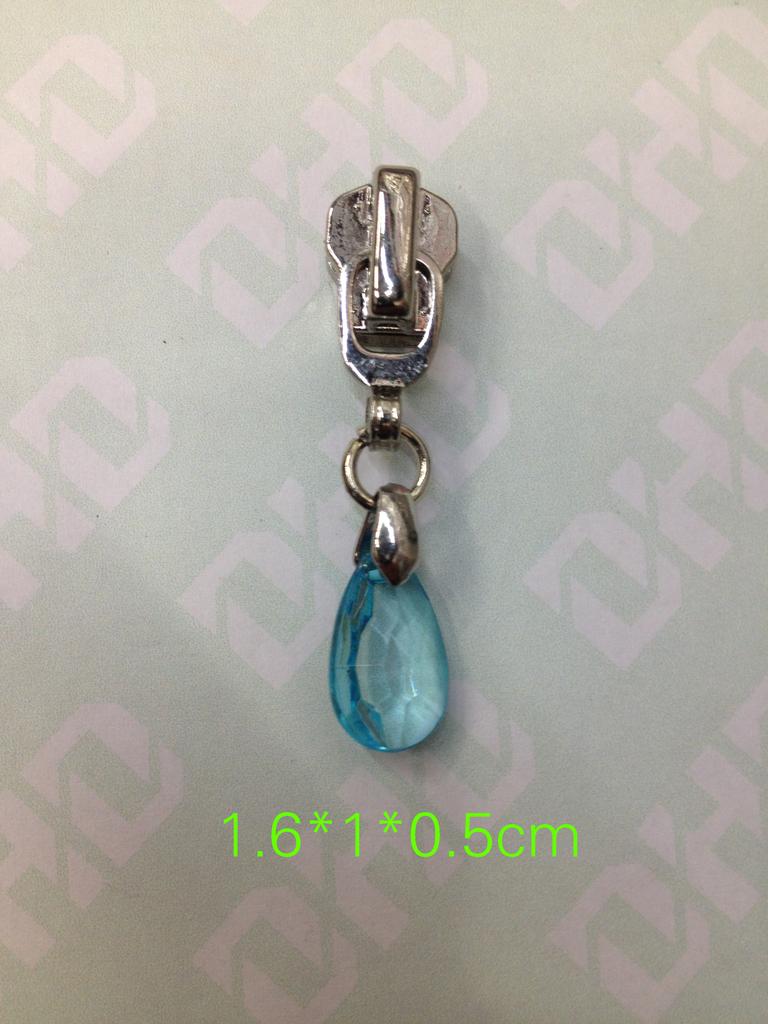 Garment bags diamond new multicolour Crystal acrylic zipper pull tab