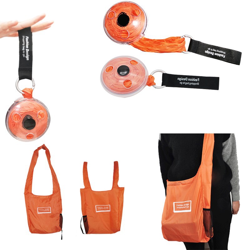 Nautiloop Multi-Functional Collapsible Buggy Bag Small round Palte Shopping Bag